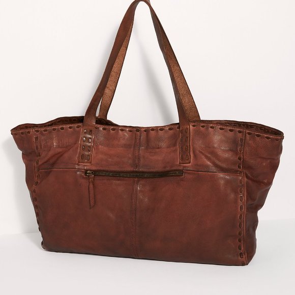 Free People Collection Camille Tote | Chocolate - Picture 4 of 11